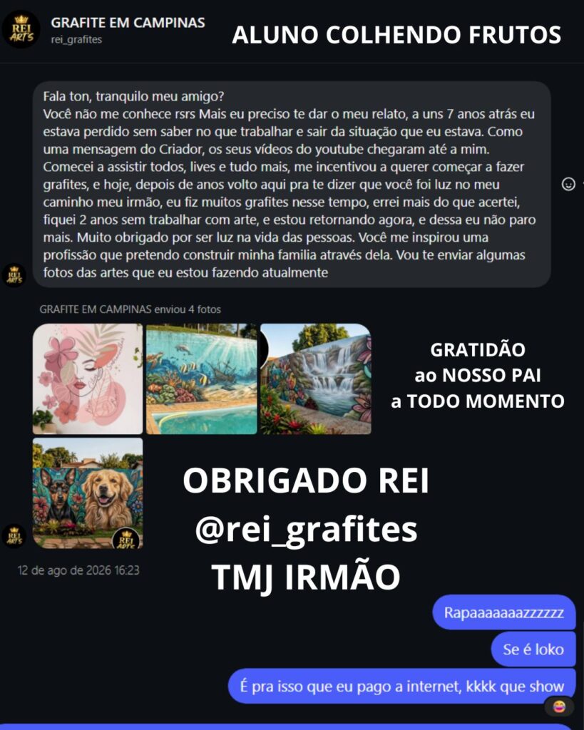 depoimento de aluno de aerografia
